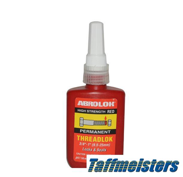 101537 - RED THREADLOCK 50ML BOTTLE THREAD LOCK/LOCTITE